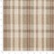 Brown Orange Stain Resistant Performance Pet Friendly Plaid Woven Pattern Upholstery Fabric by The Yard - SKU: Harley Barnwood
